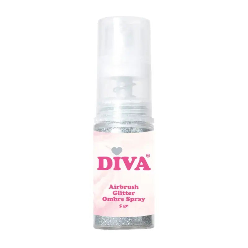 DIVA Airbrush Glitter Colorboom Spray Multi Silver 1