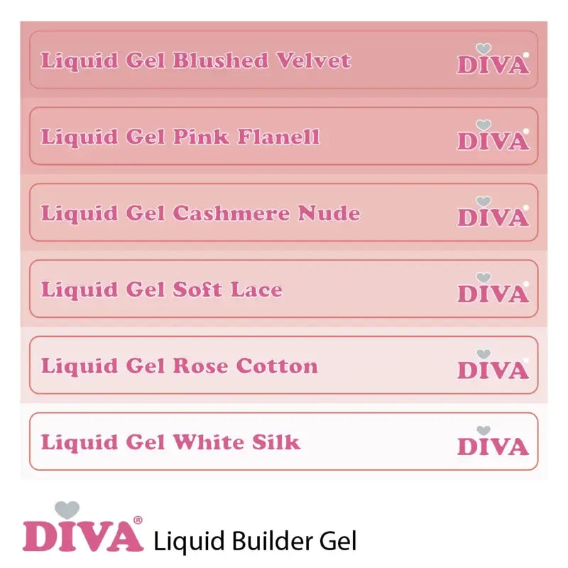 DIVA Liquid Builder Gel Cashmere Nude 30 ml