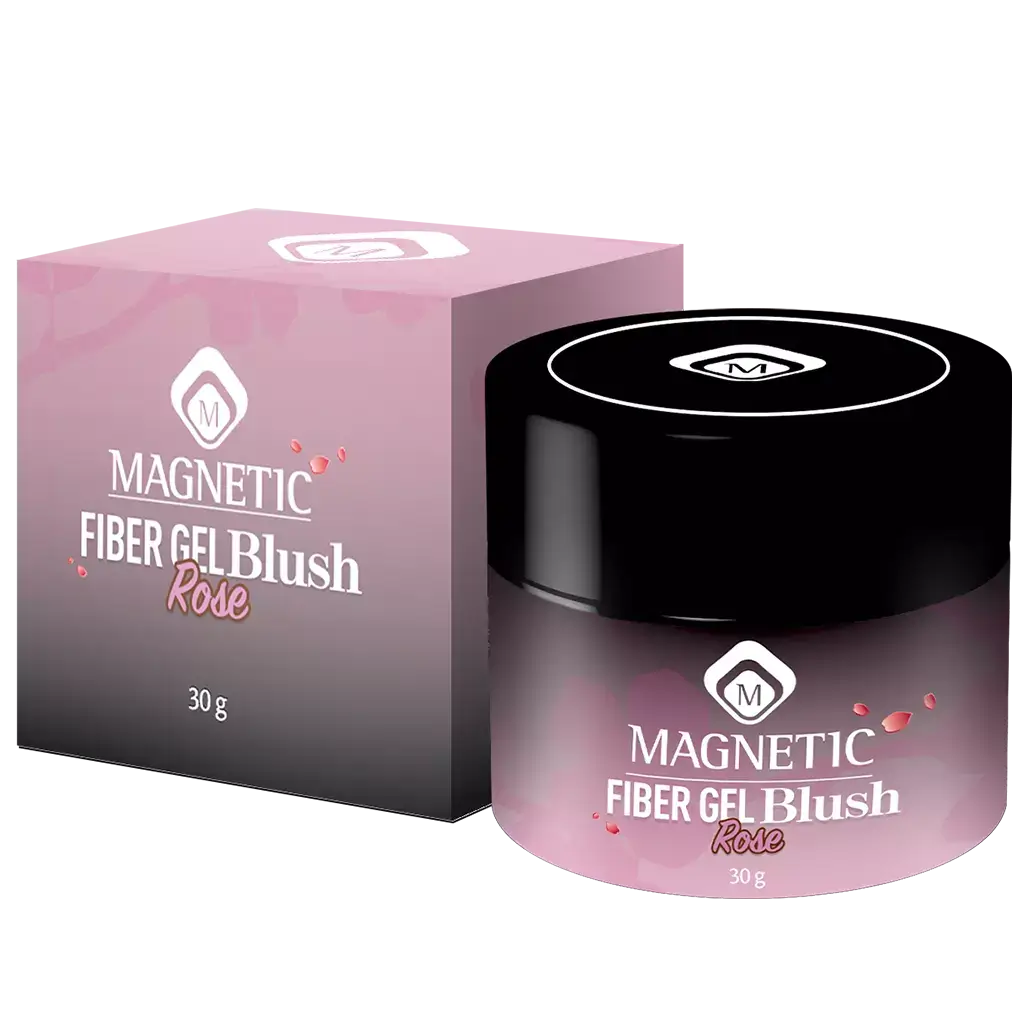 Magnetic Fiber Gel Blush Rose 30 gr