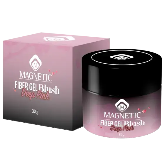 Magnetic Fiber Gel Blush Deep Pink 30 gr