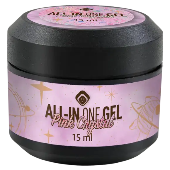 All in One Gel Pink Crystal