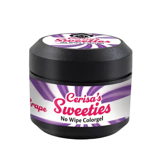 Cerisa Sweeties No Wipe Color Gel Metallic Grape
