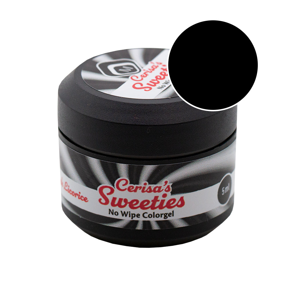 CERISA SWEETIES NO WIPE COLOR GEL BLACK LICORICE