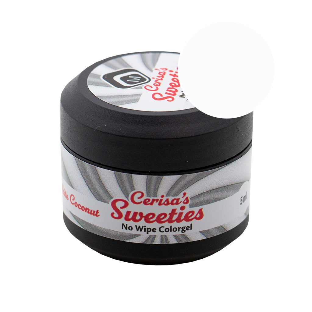 CERISA SWEETIES NO WIPE COLOR GEL WHITE COCONUT