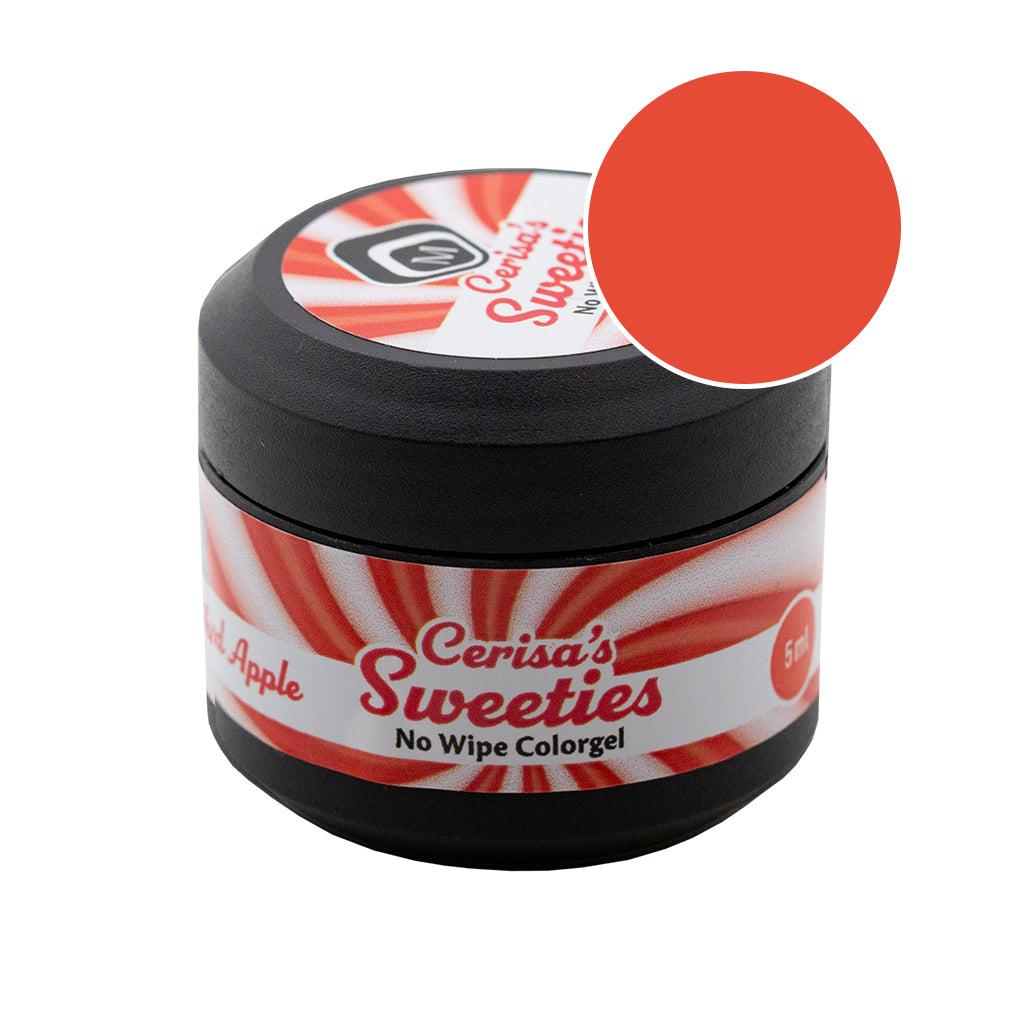 Cerisa Sweeties No Wipe Color Gel Red Apple