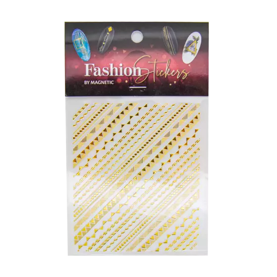 Fashion Sticker Graphic Gold