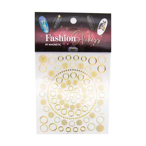 Fashion Sticker Circles Gold