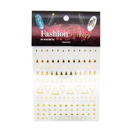 Fashion Sticker Triangle Gold