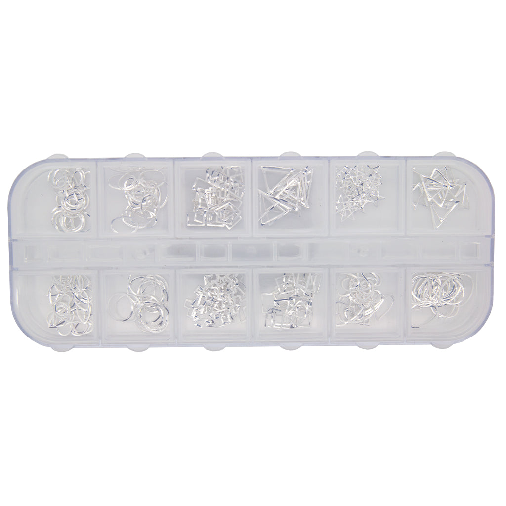 Inlay Abstract Jewels Silver