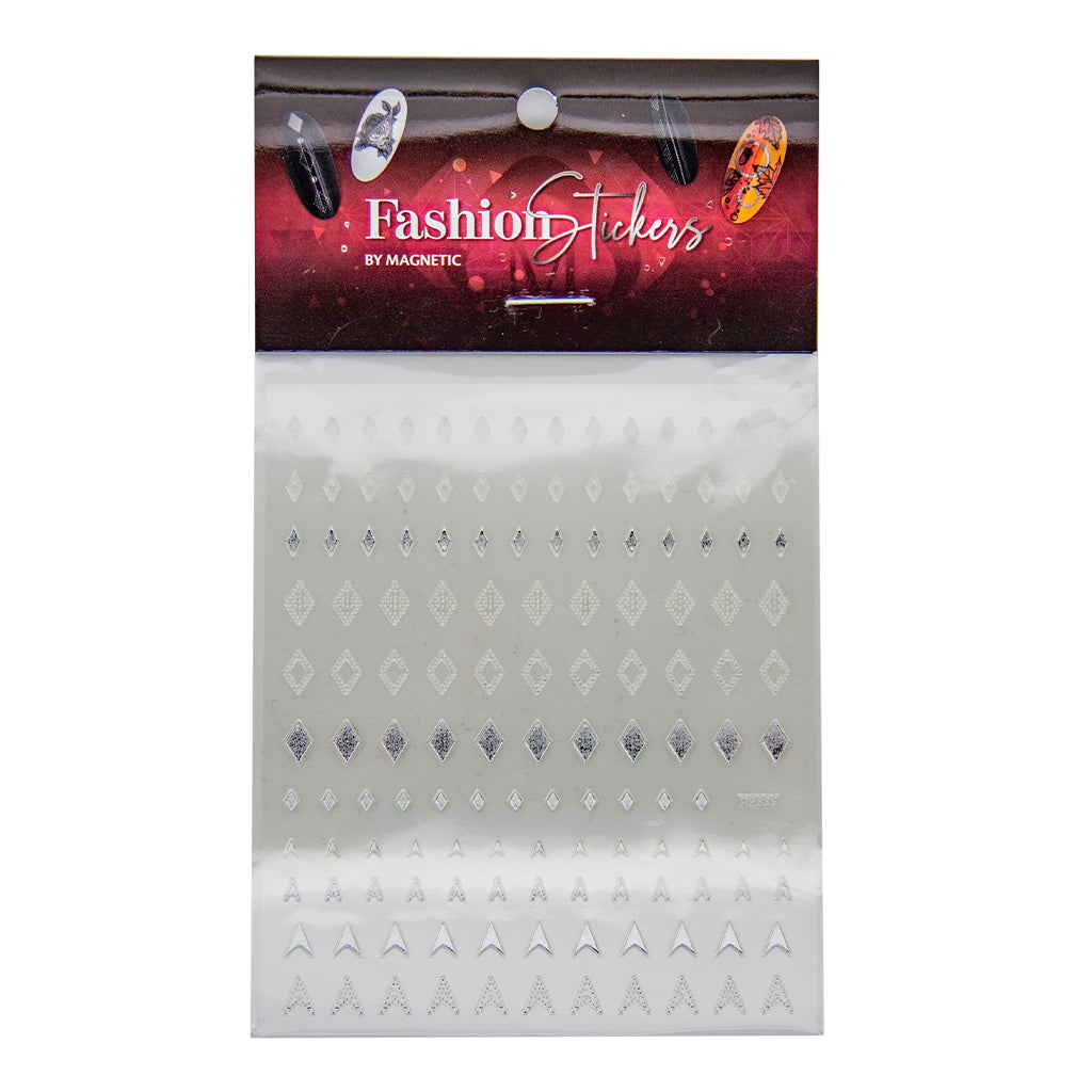 Fashion Stickers Silver - Diamond