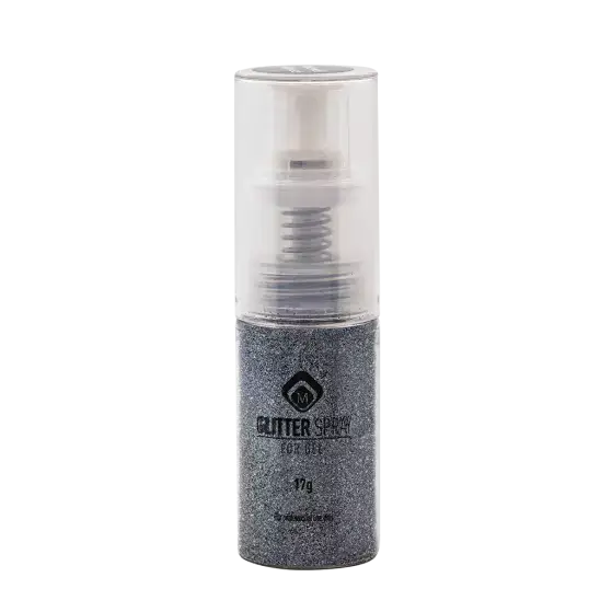 Glitter Spray Steel Grey 17g