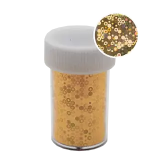 Transfer Foil Roll Holographic Gold Circle