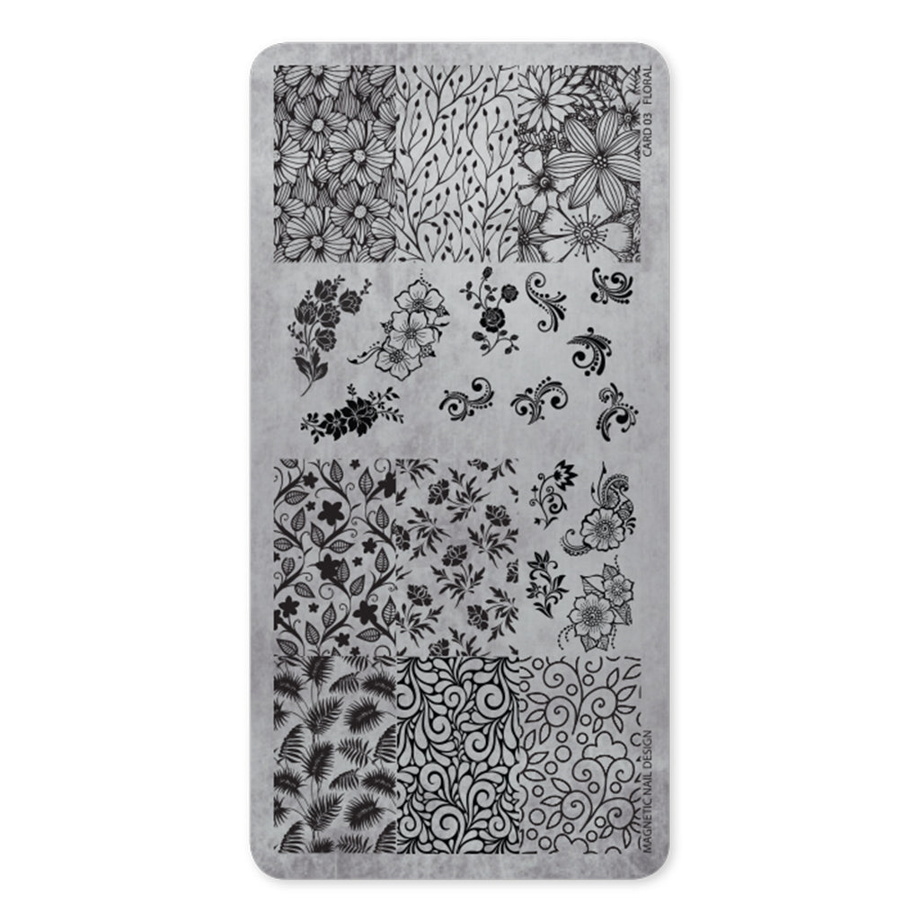 Stamping Plate 03 Floral