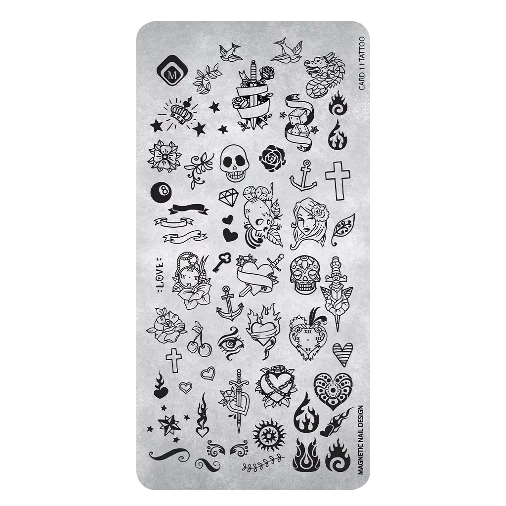 Stamping Plate 11 Tattoo