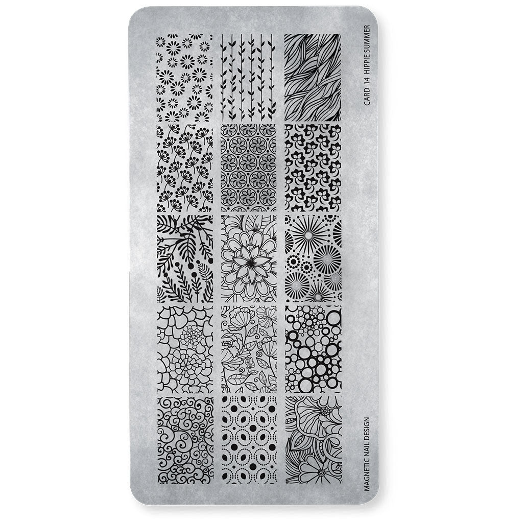 Stamping Plate 14 Hippie Summer