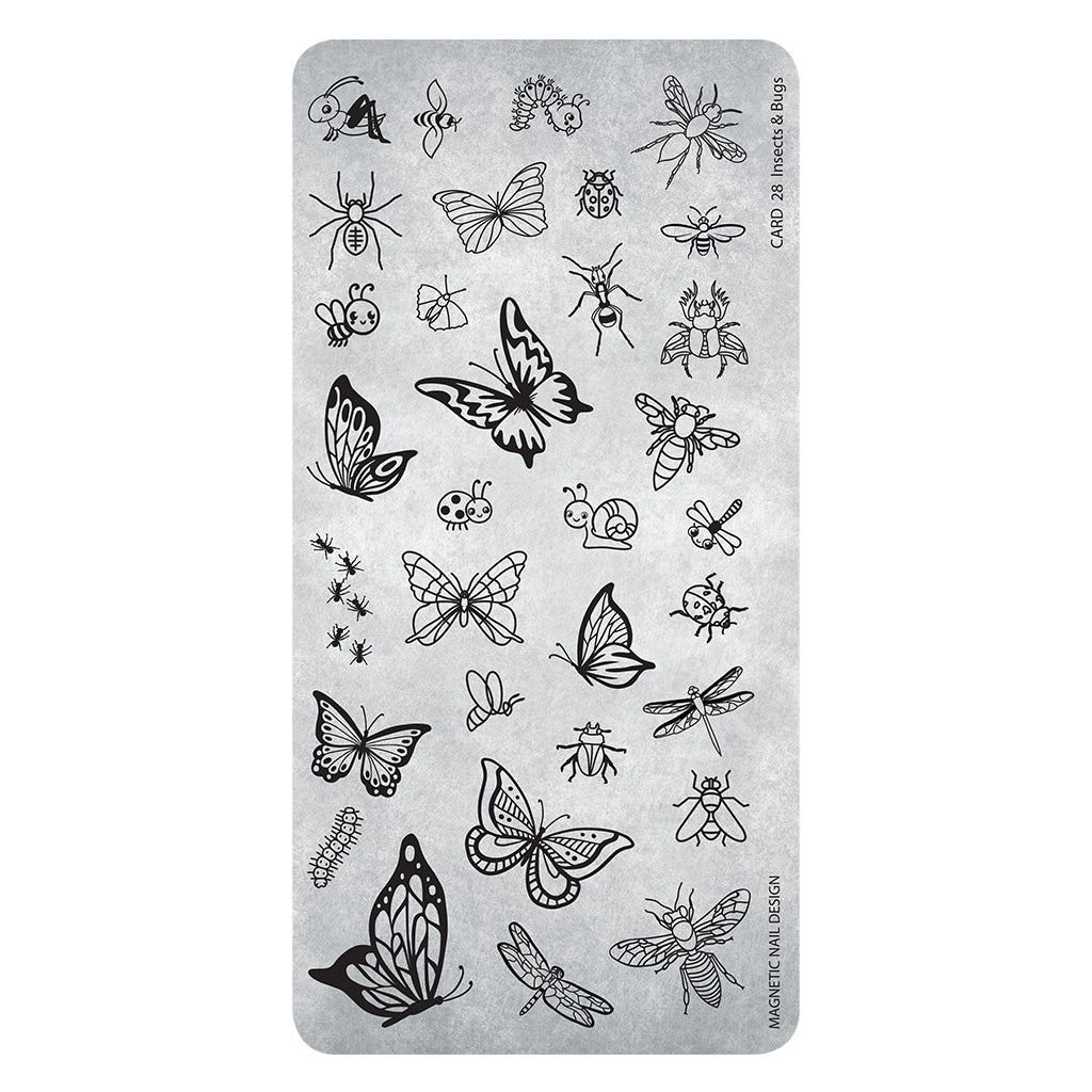 Stamping Plate 28 Insects and Bugs