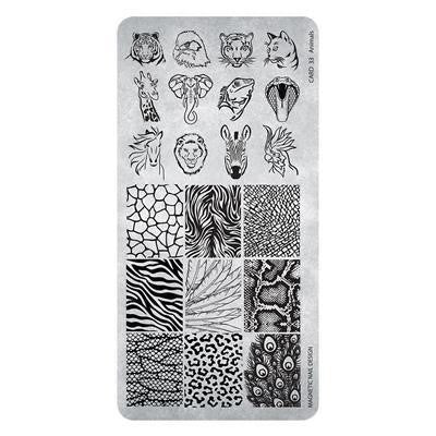 STAMPING PLATE 33 ANIMALS NEW