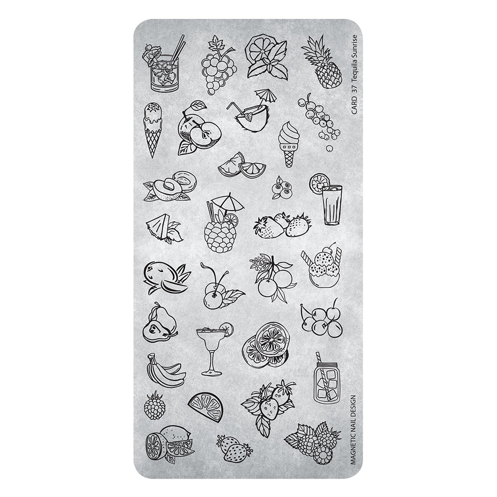 Stamping Plate 37 Tequilla Sunrise