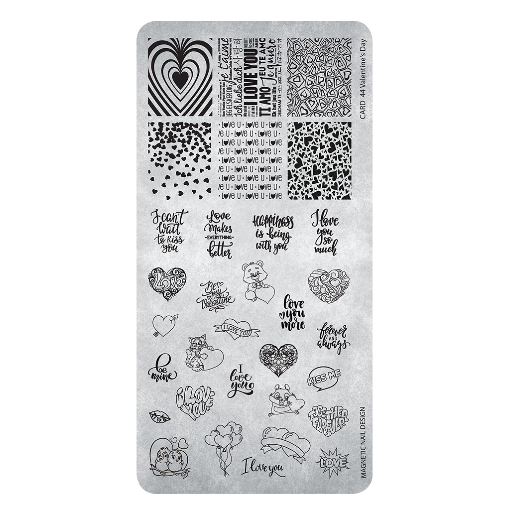 Stamping Plate 44 Valentine's Day