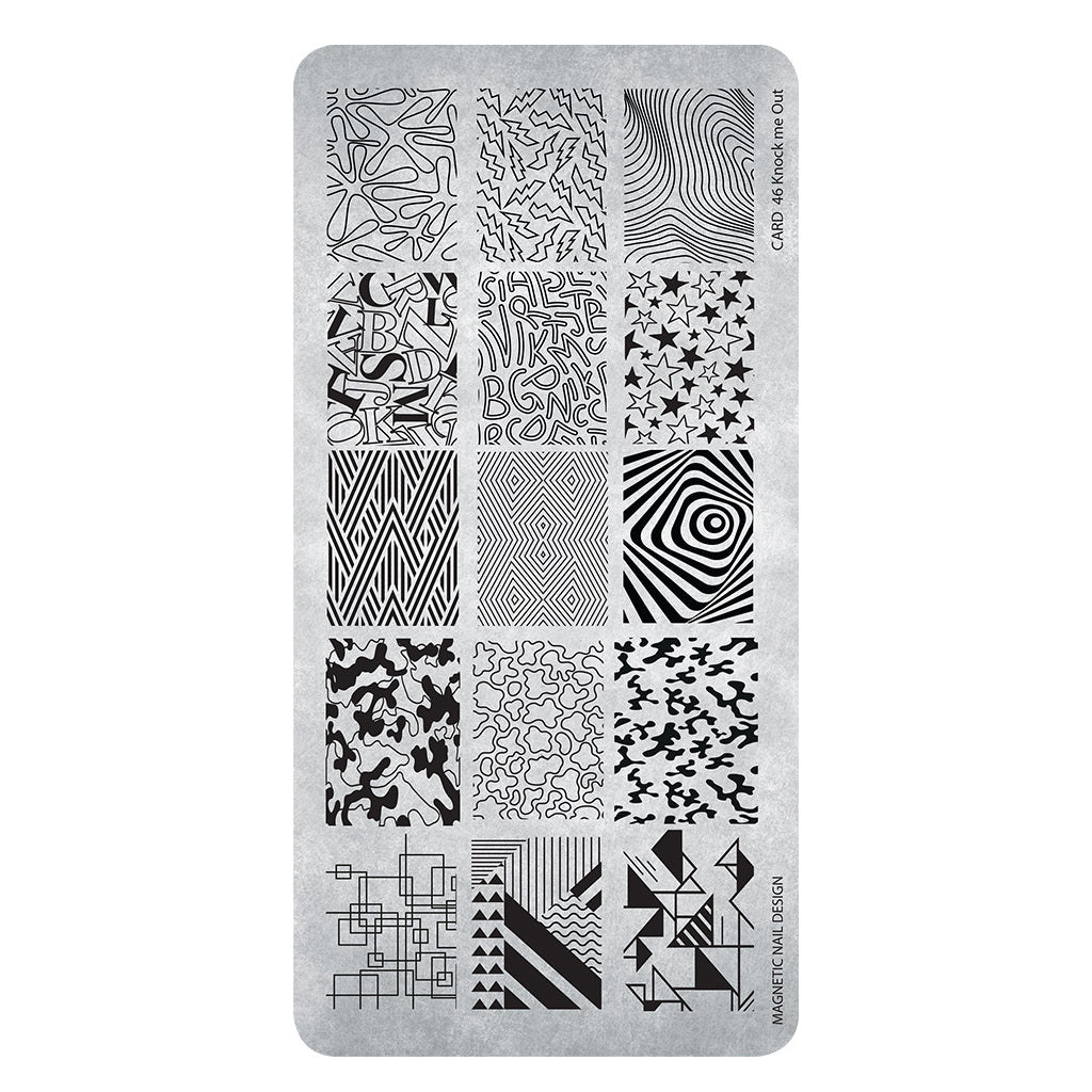 STAMPING PLATE 46 KNOCK ME OUT