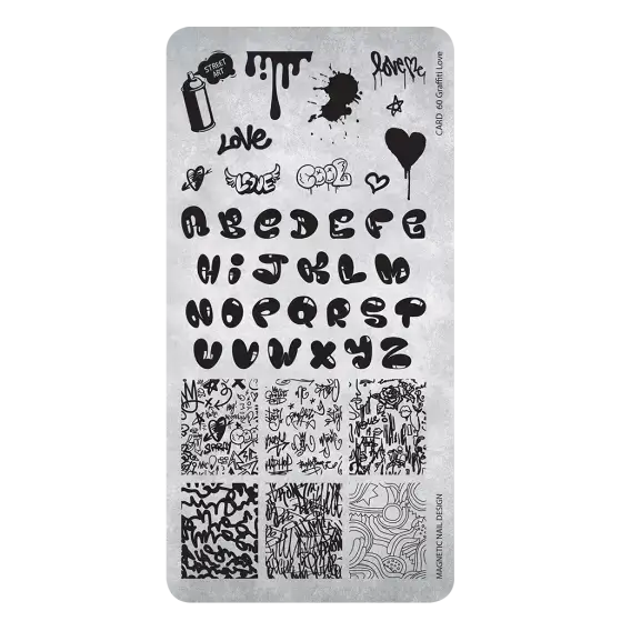 Stamping Plate 60 Graffiti Love