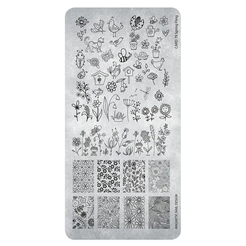 Stampingplate 79 Spring Fling