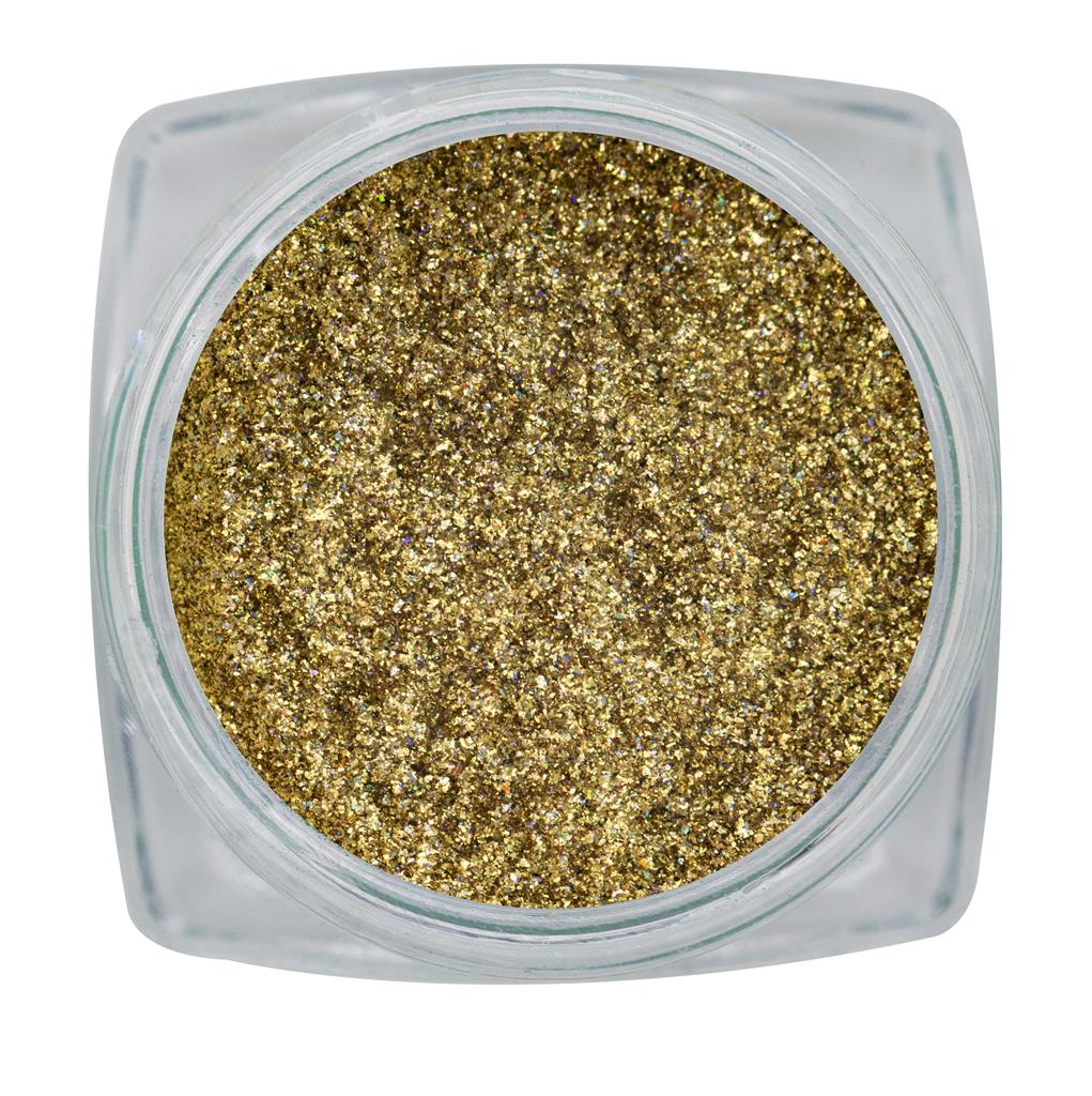 Magnetic Chrome Sparkle Gold