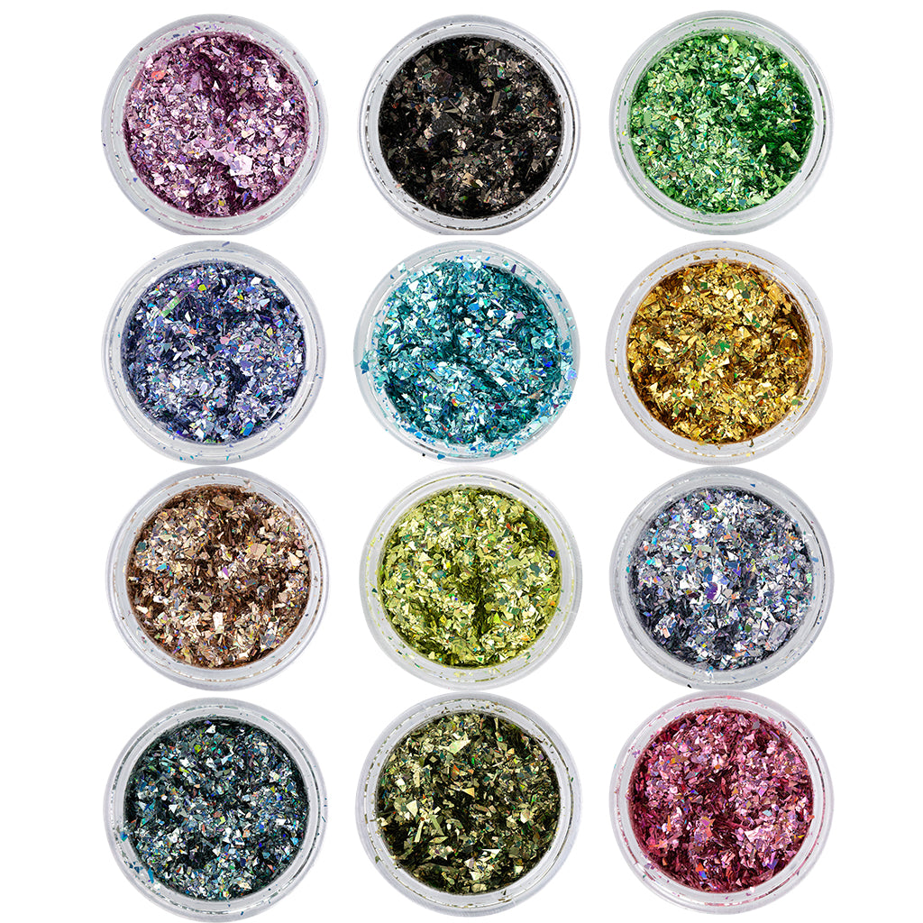 CRUSHED GLITTER 12 COLORS