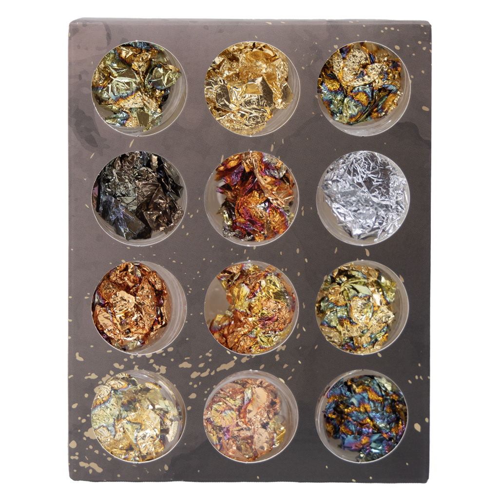 Gold Foil Box 12 Pcs