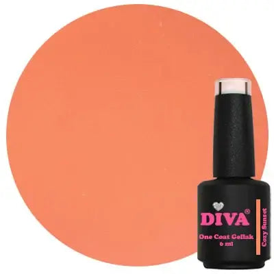 DIVA One Coat Gellak Miss Mellow Palette Collection 6x 6 ml