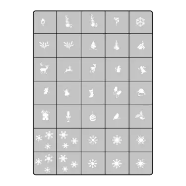 AirNails Christmas Collection 49pcs