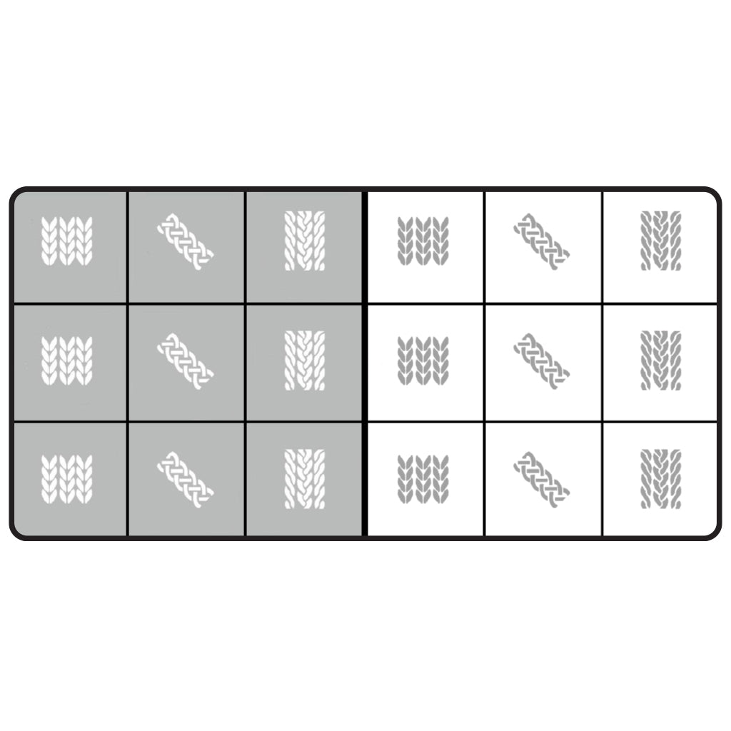 AirNails Stencil Knitted Sweater