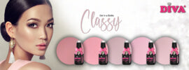 DIVA Gel in a Bottle Classy Collection 5x 15 ml - met gratis Colorpop Stickers