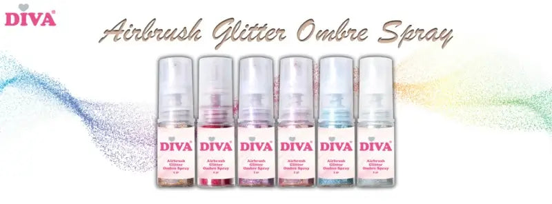 DIVA Airbrush Glitter Colorboom Spray Copper 8