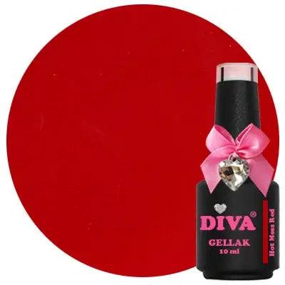 DIVA Gellak Hot Mess Red 10 ml #