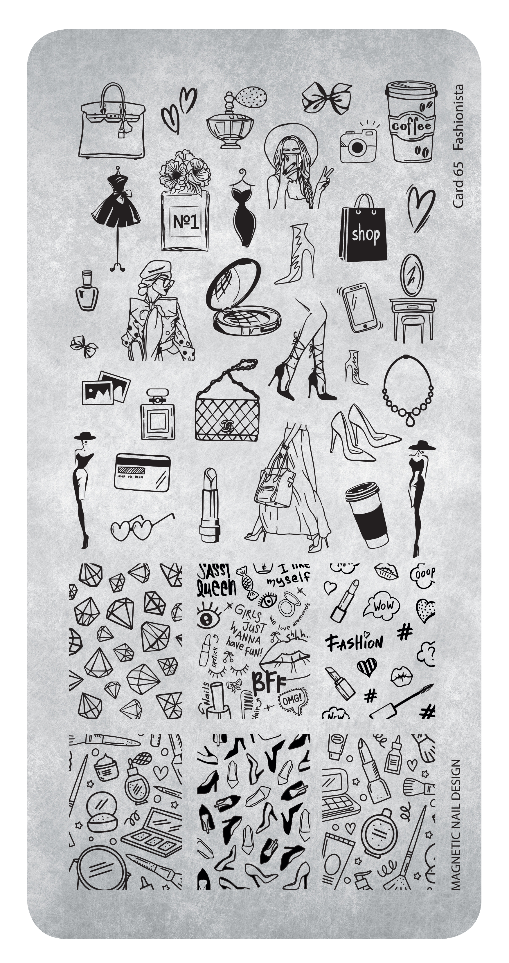 Stampingplate 65 Fashionista