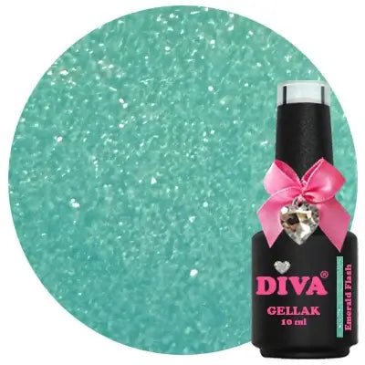 DIVA Gellak Aqua Diva Vibes Collection 5x 10 ml #F - met gratis Colorpop Stickers