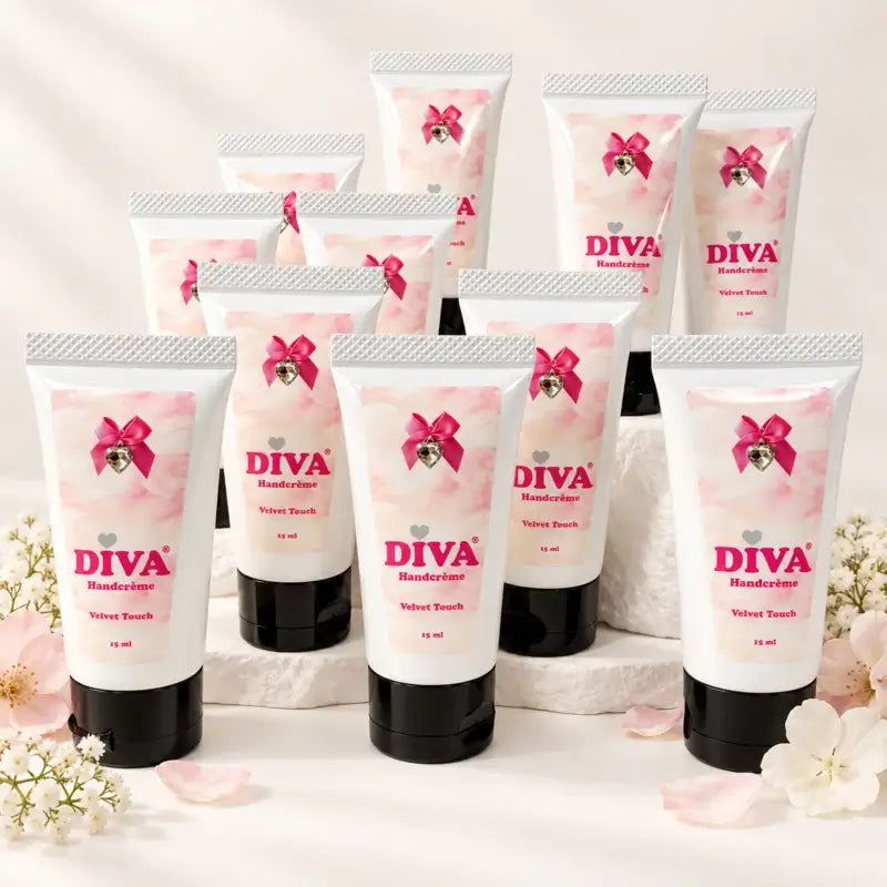 DIVA Handcrème Velvet Touch & Scented Cuticle Oil Set – 2 × 15 ml