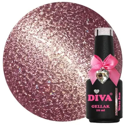 DIVA Gellak Cat Eye Velour Rose 10 ml