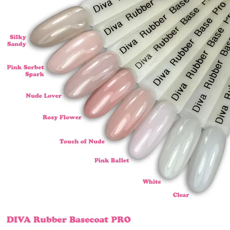 DIVA Rubber Basecoat Clear 15 ml PRO