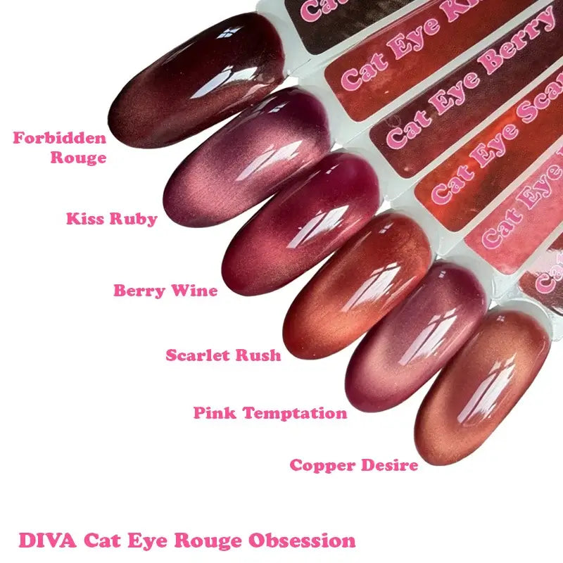 DIVA Gellak Cat Eye Scarlet Rush 10 ml