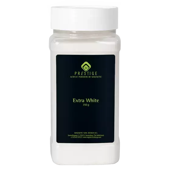 Prestige acrylic powder extra white 350g – nagelpoeder