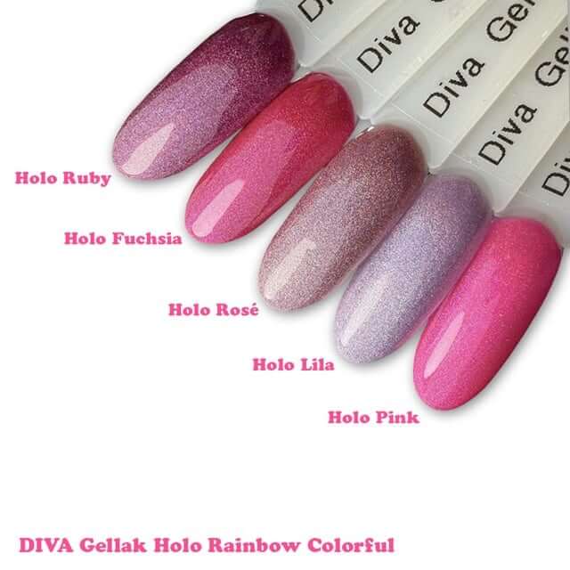holo rainbow colorful collectie diva
