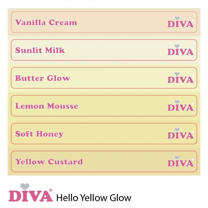 DIVA Colorpop Stickers Hello Yellow Glow