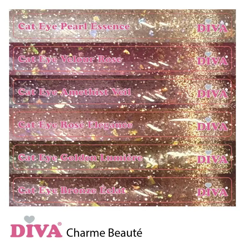 DIVA Gellak Cat Eye Velour Rose 10 ml