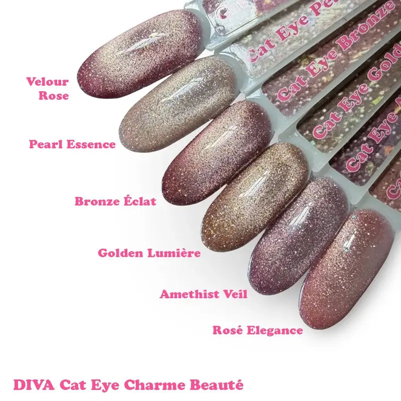 DIVA Gellak Cat Eye Velour Rose 10 ml