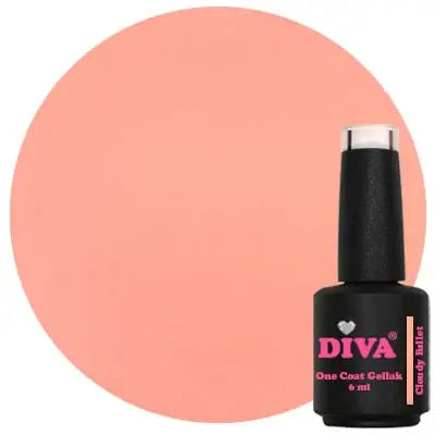 DIVA One Coat Gellak Cloudy Ballet 6 ml