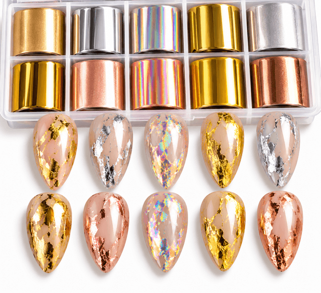 Nailart Folie Metallic Design Box