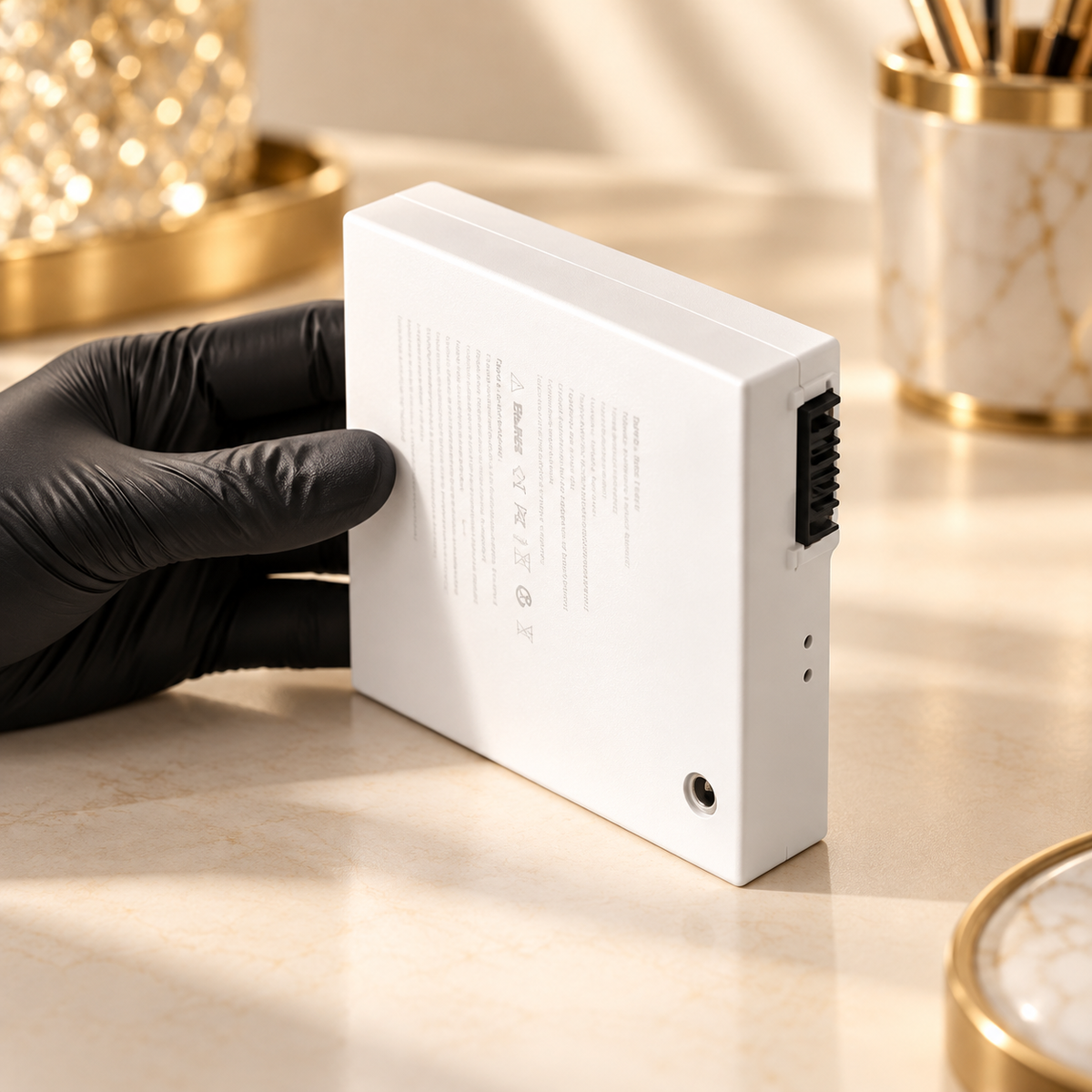 Op de werkplek — Accu voor DIVA Diamond & Glamour Dual Wave Lamp 72 Watt