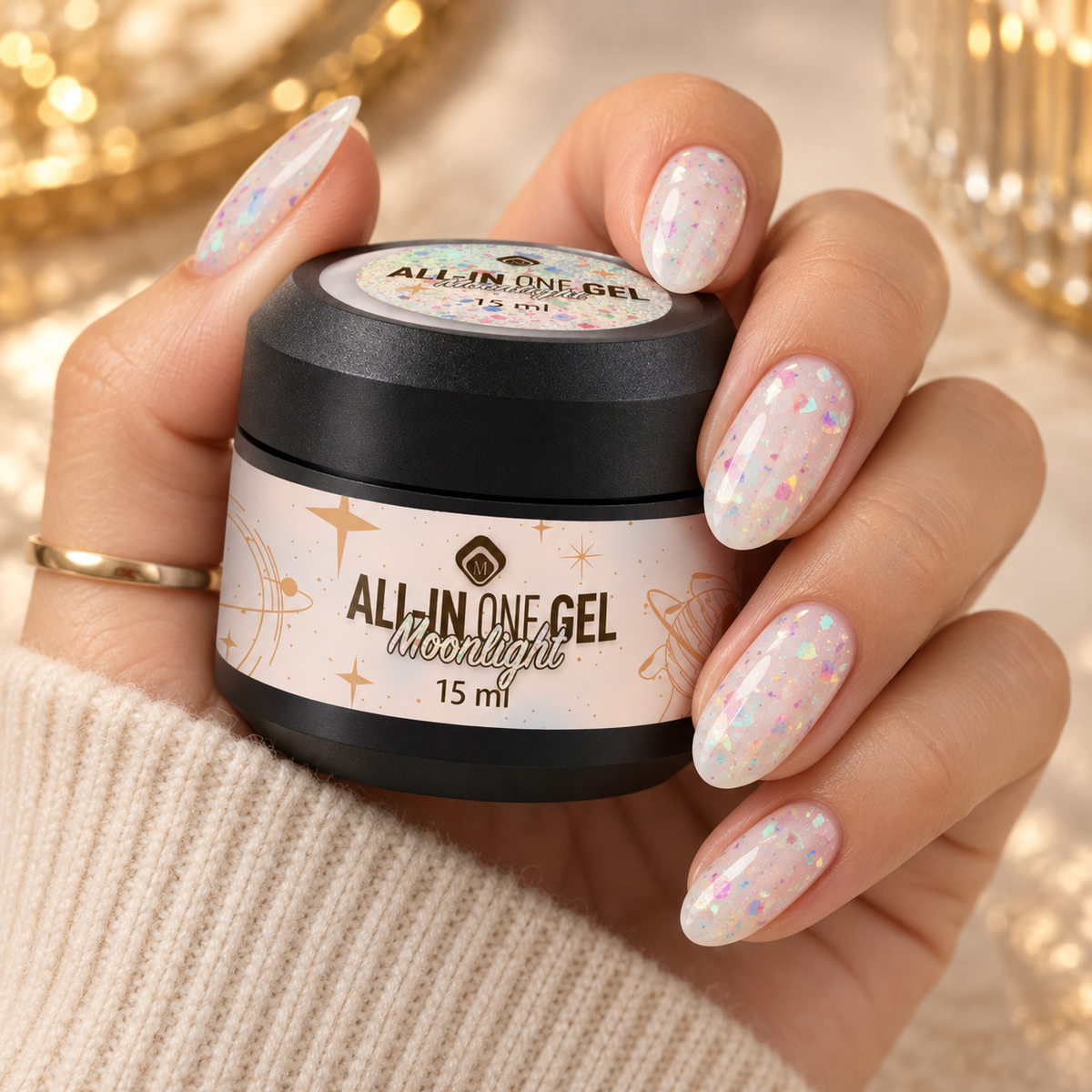 Product in de hand — All in One Gel Moonlight